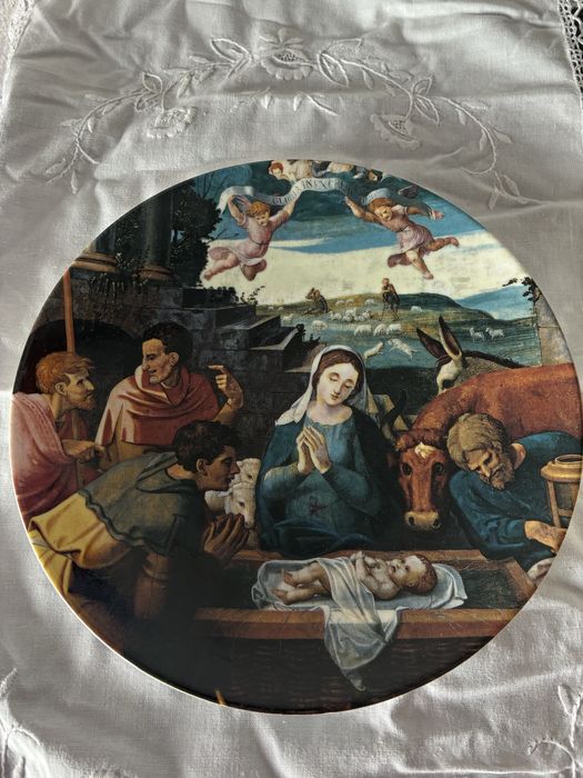 2 Pratos de Natal coleção costa verde edição limitada