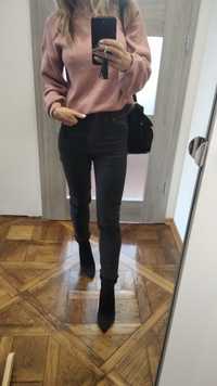 Jeansy  h & m skinny wysoki stan XS 34