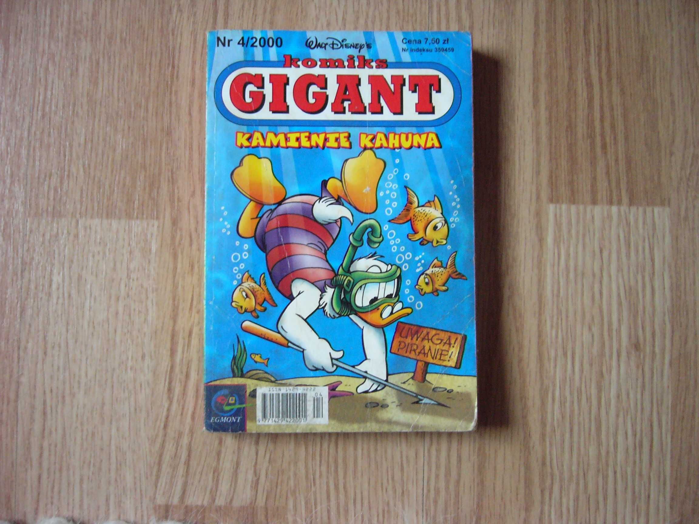 Komiks gigant Kamienie Kahuna nr 4/2000