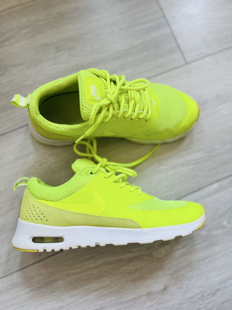 Nike Air max thea 36 neonowe żółte zielone buty sportowe