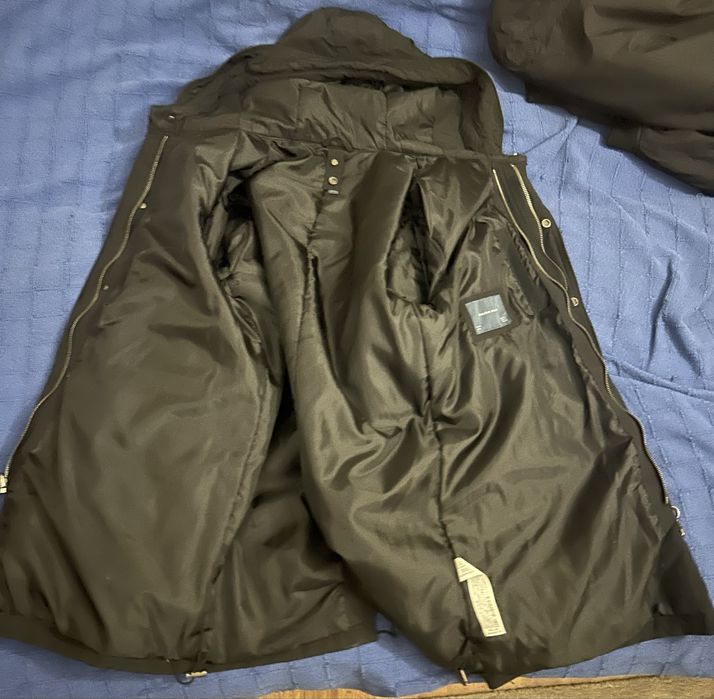 Двойной пуховик-куртка от zara, размер: S