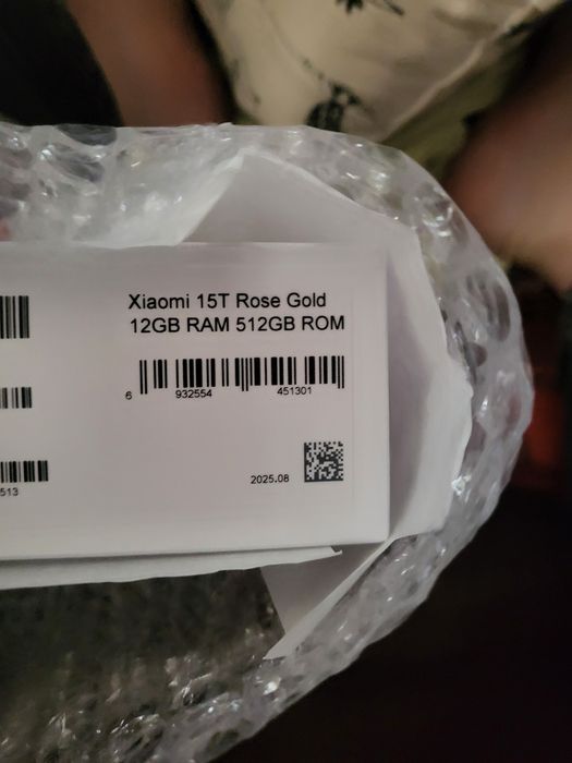 Smartfon Xiaomi 15T Rose Gold 12/512 Nowy  Gwarancji  24 miesiące kart