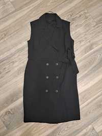 Czarna sukienka solar L jak nowa gratis calzedonia rajstopy