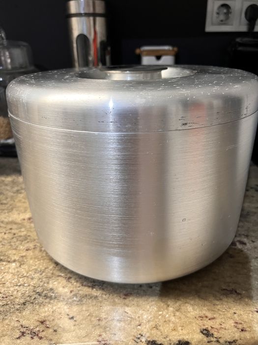 Recipient para gelo inox.