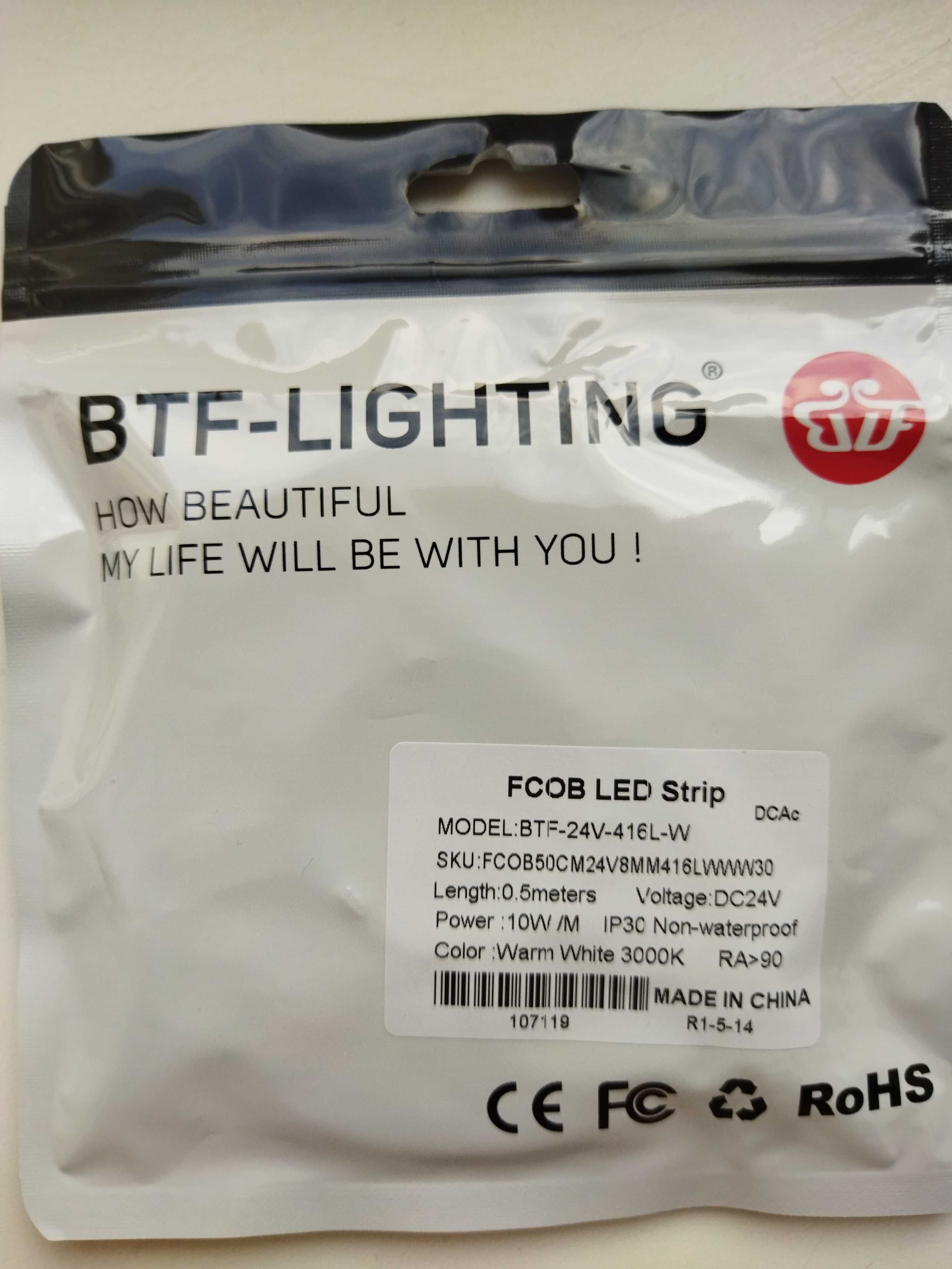 Світлодіодна стрічка FCOB Light 416 0,5м 24В