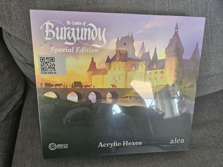 Akrylowe heksy do gry "Zamki Burgundii" - Upgrade hex tiles (Acrylic)