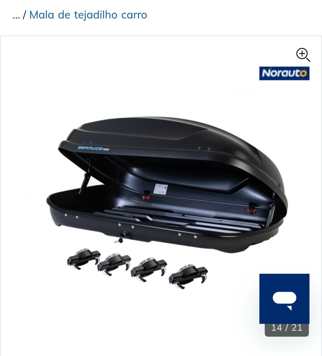 Mala de tejadilho Bermude 100