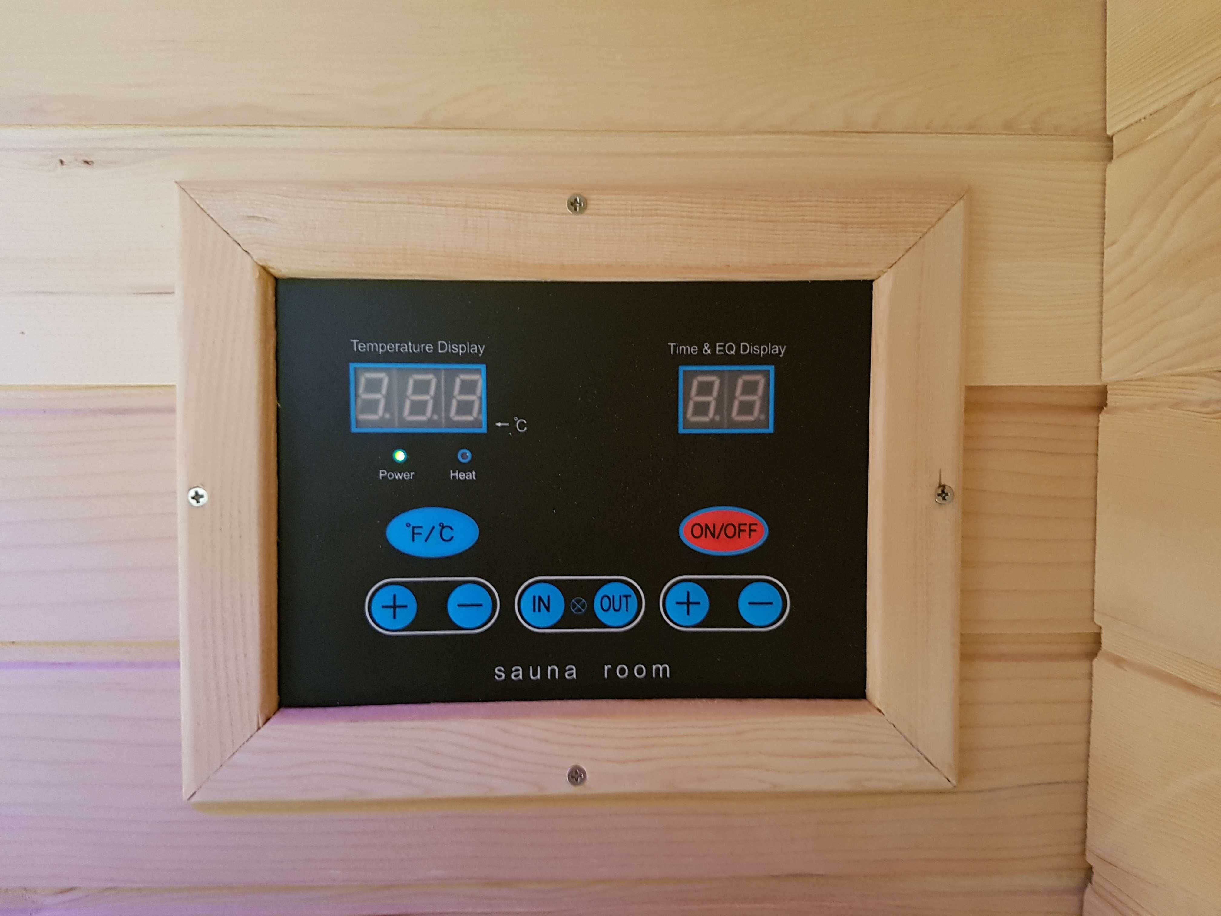SAUNA INFRARED RIMINI BEZBARWNA 75°C 6 Promienników Kwarcowych