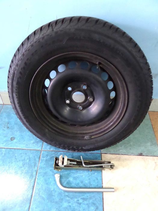 Koło Zapasowe SKODA OCTAVIA 4 plus podnośnik z kluczem do kół