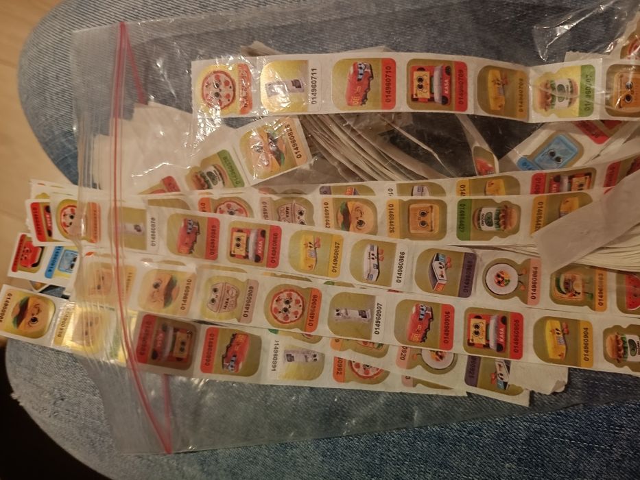 Naklejki z biedronki