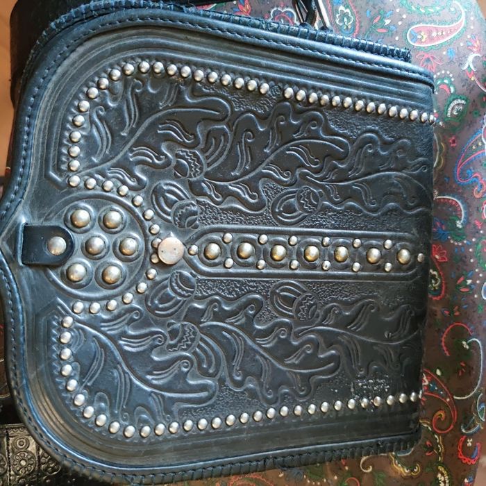 Сумка шкіряна байкерська та інше