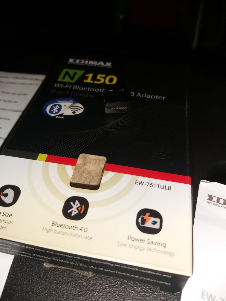 Wifi &BluetoEdimax 2w1 Nano malutki  (150Mb/s b/g/n) Bluetooth