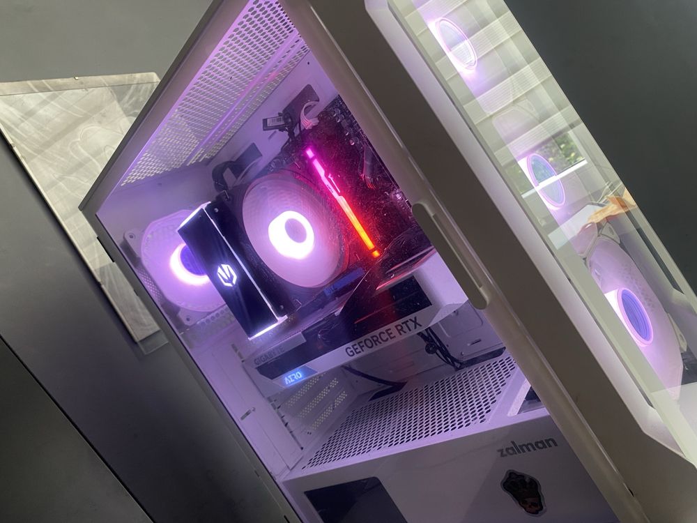 CALY ZESTAW: Komputer Gamingowy 4060TI, Ryzen 5 7500f, fera, led, DDR5