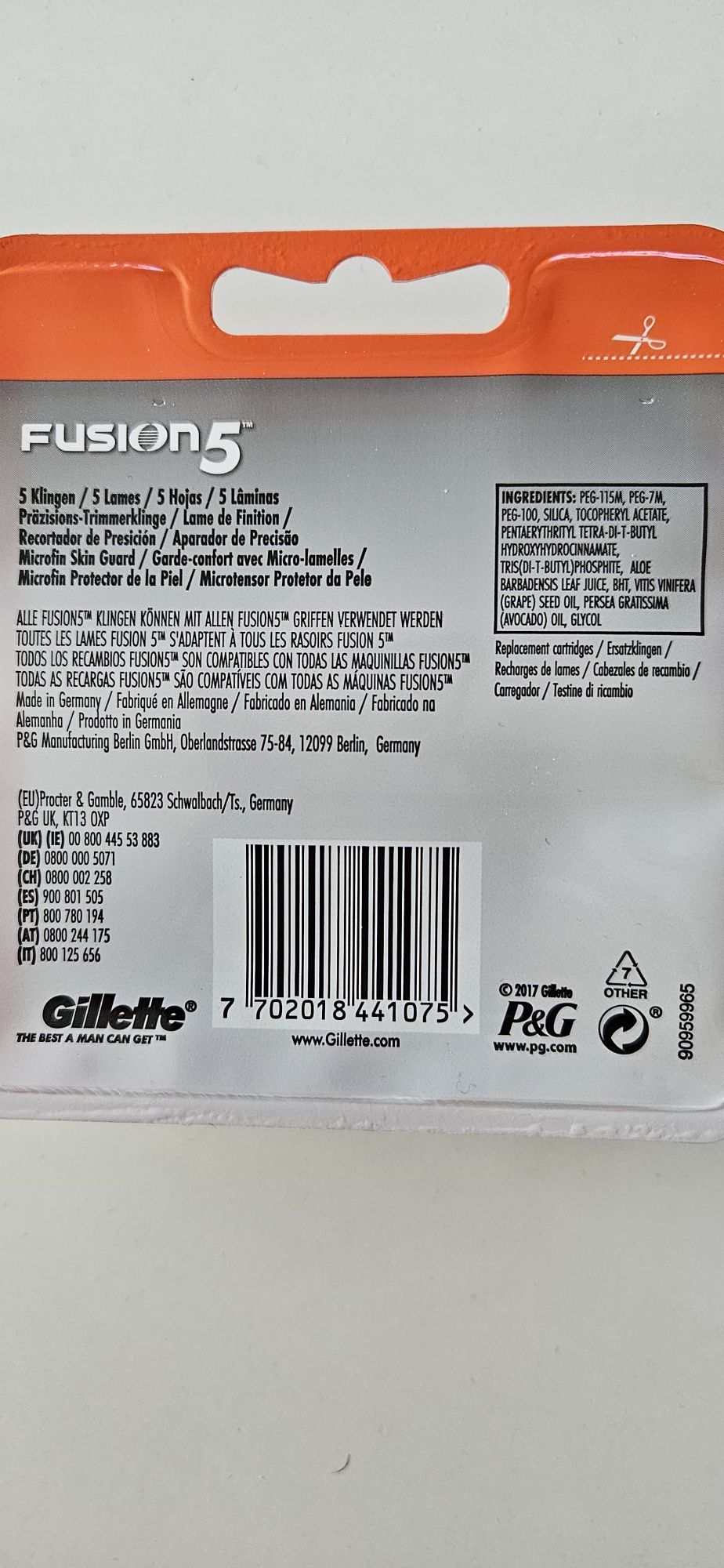 Gillette fusion5 XXL