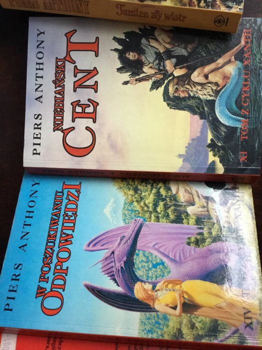 Piers Anthony Przesmyk centaura Niebiański cent Nocna mara, Ogrze i in
