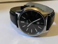 Relógio BOSS, bracelete pele
