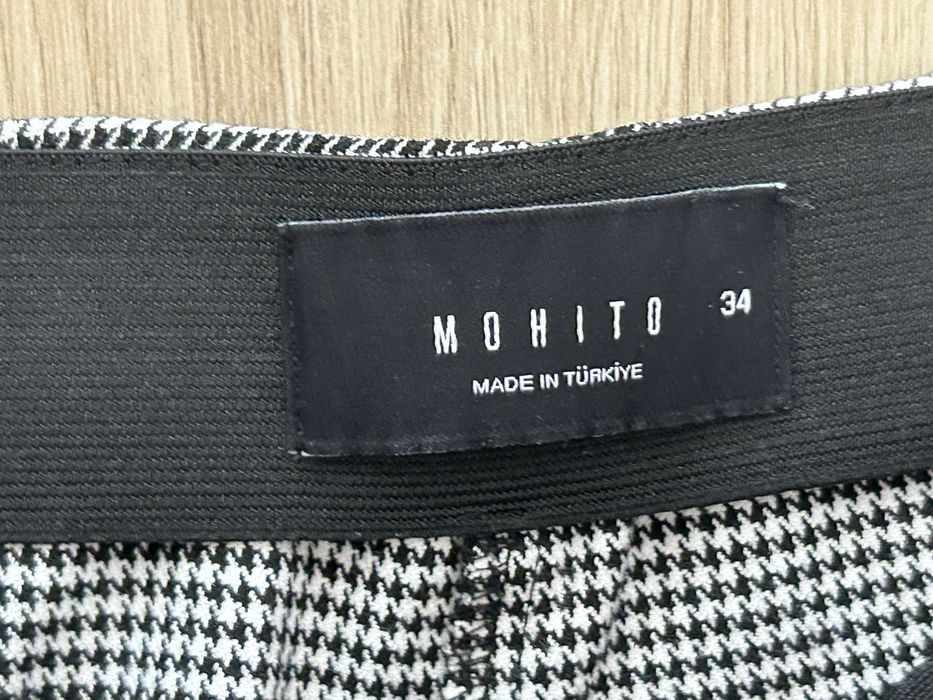 Spodnie w pepitkę Mohito XS