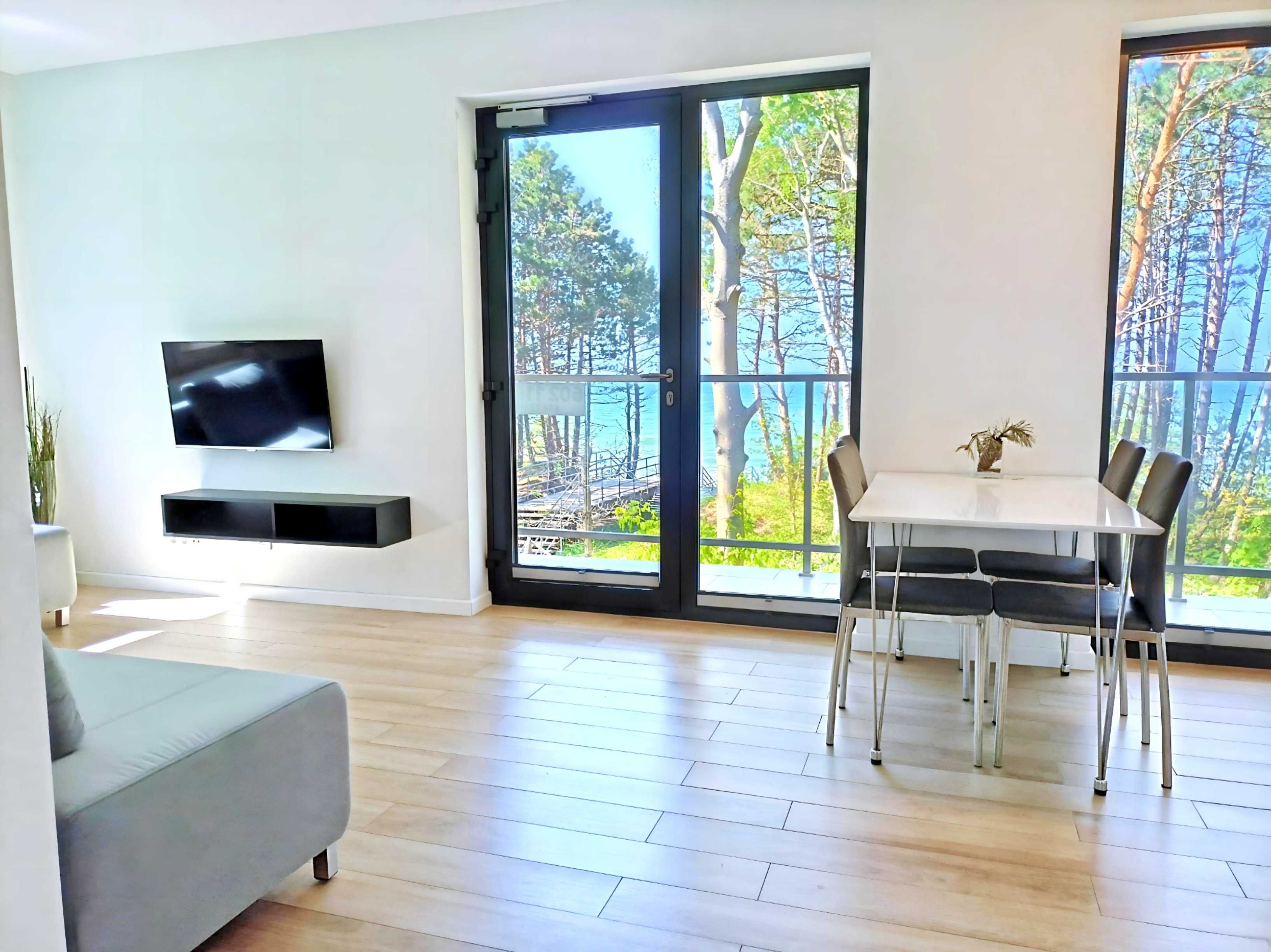 WAKACJE Na Plaży z widokiem na morze apartament sauny parking jacuzzi