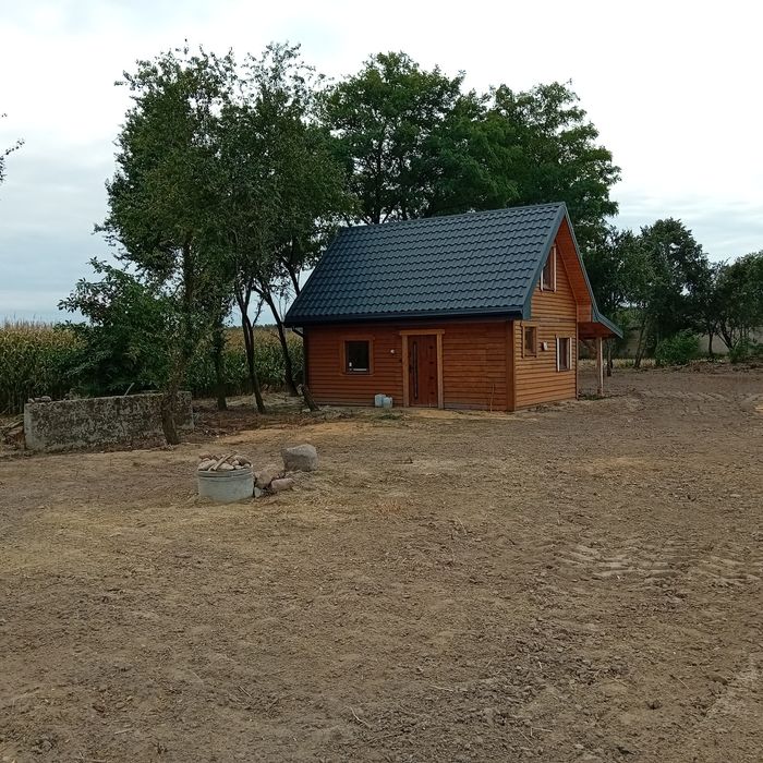 DOMEK 5x7 na działce 1500m Akacjowy zakątek całoroczny ocieplony
