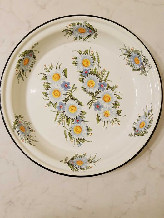 Эмалированное блюдо. СССР