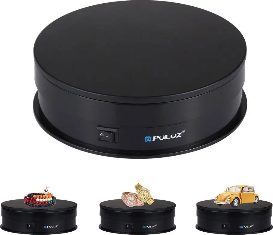 Поворотний стіл Puluz PU3048B 15см Black