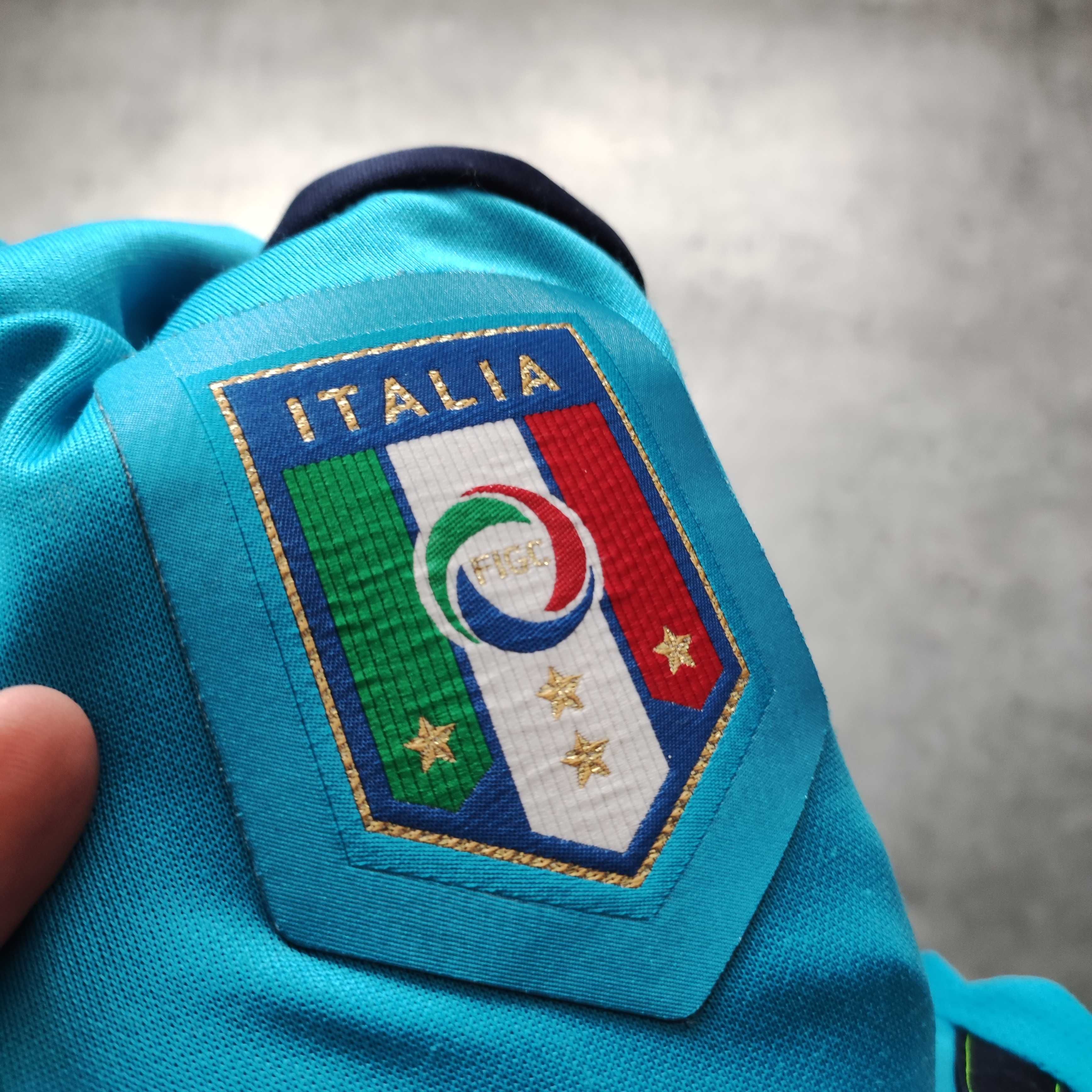 MĘSKA Bluza ITALIA Reprezentacja Włochy Puma Piłka Nożna Suwak Trening