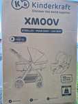 Carrinho 3 em 1 KinderKraft XMOOV pneus câmara Ar