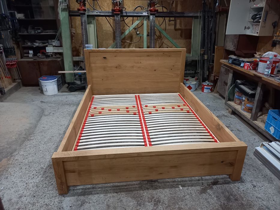 Łóżko dębowe 160x200