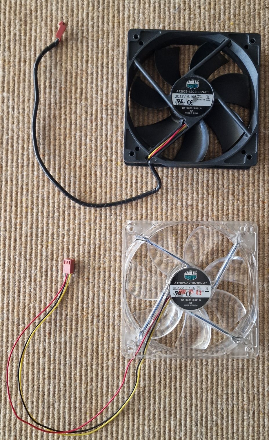 Ventoinhas computador/discos/processador