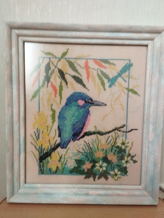 Вышивка ручная крестмком