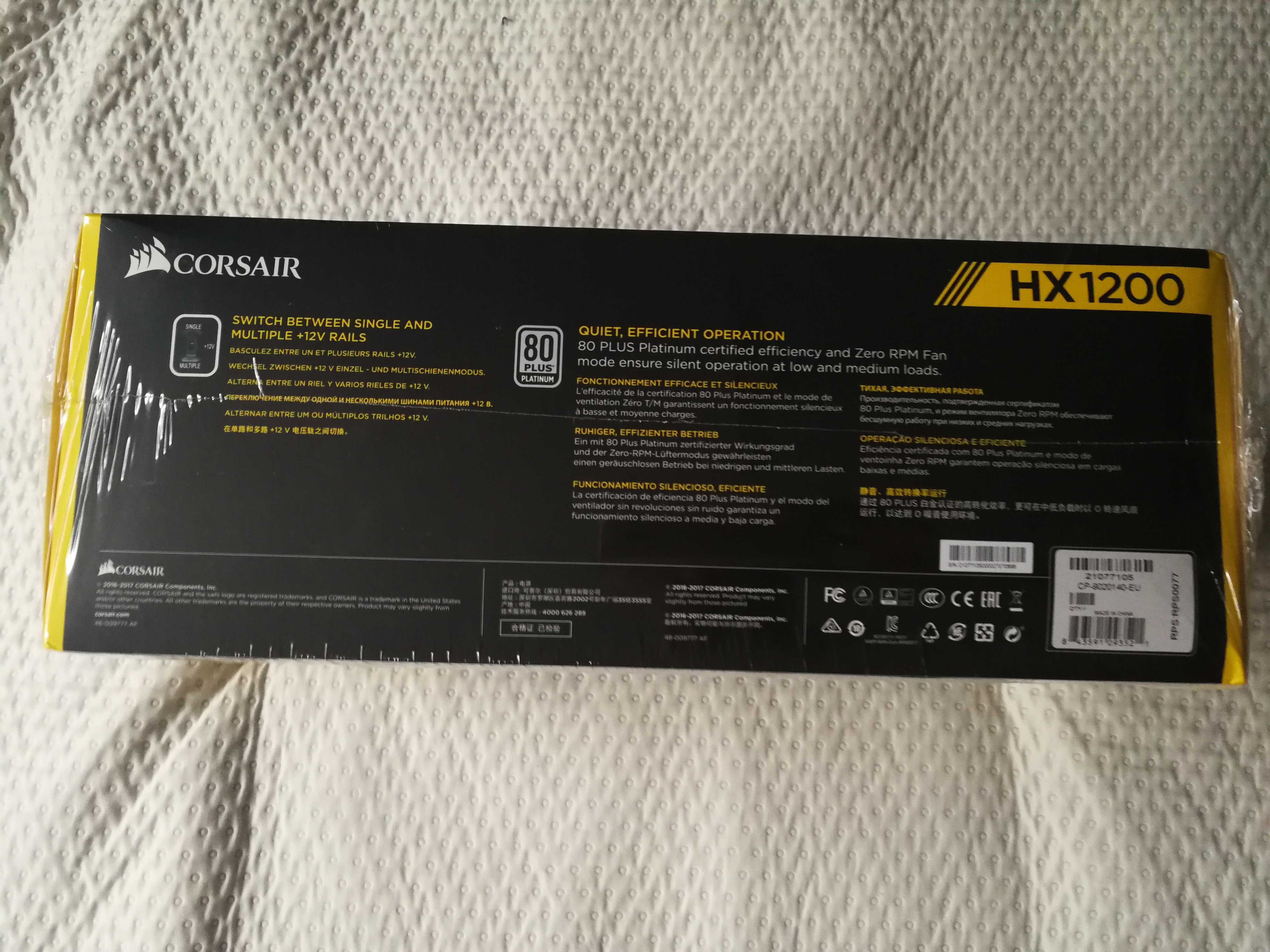 Zasilacz Corsair HX 1200 80 plus platinum