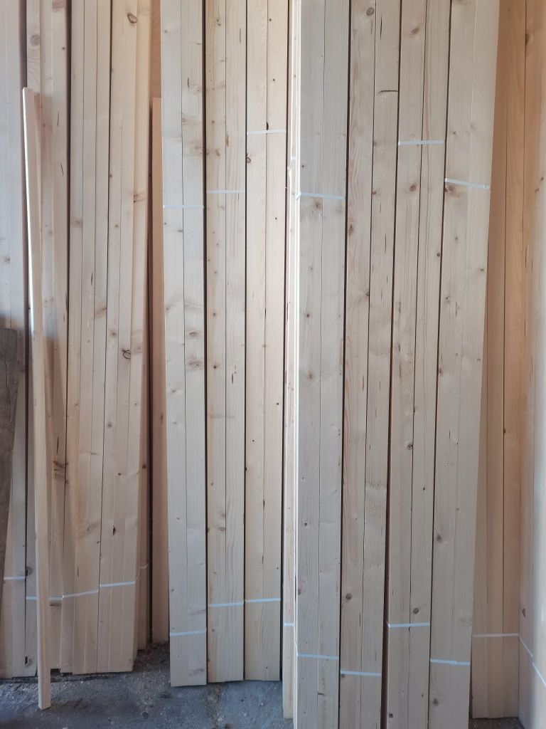 Legar kantówka 5x5 świerkowa deska modrzew
