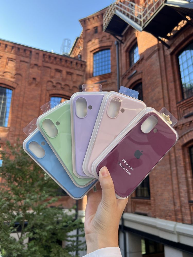 Silikonowe Etui Iphone 16 w roznych kolorach