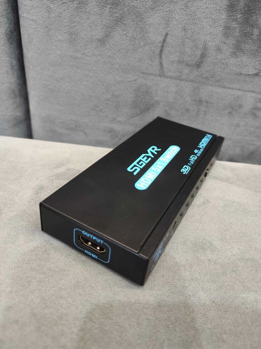 SGEYR Rozdzielacz SWITCH przełącznik HDMI 5 w 1 z Pilotem