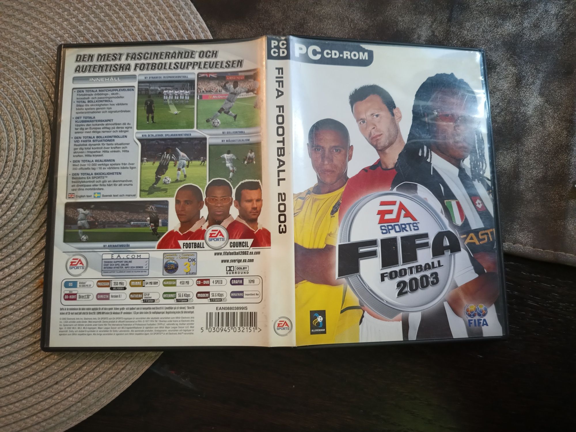 Orginalna FIFA 2003 Pc Ogrinalna Klasyk z przed 21 lat stan bardzo dob