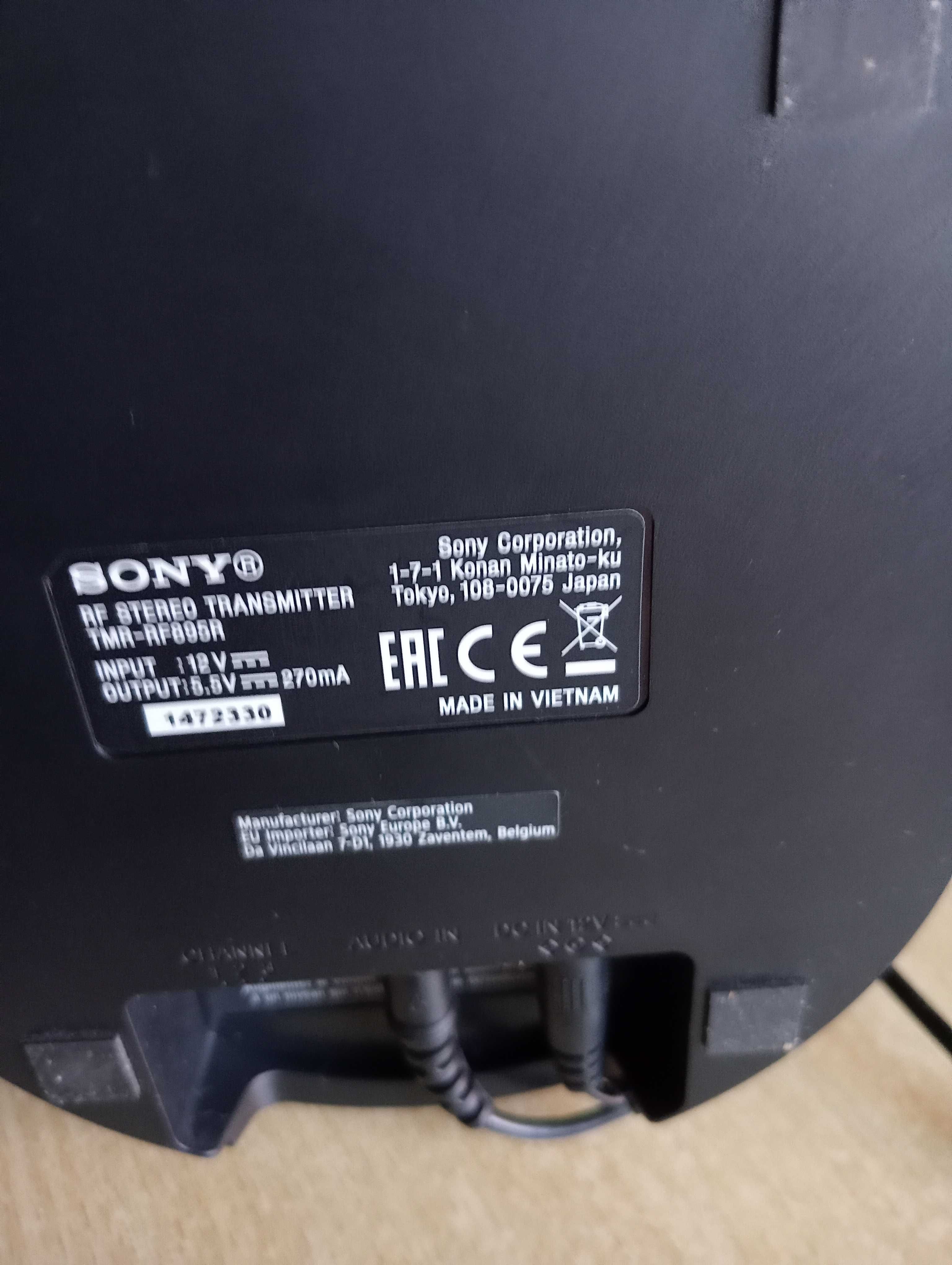 słuchawki radiowe , bezprzewodowe firmy sony
