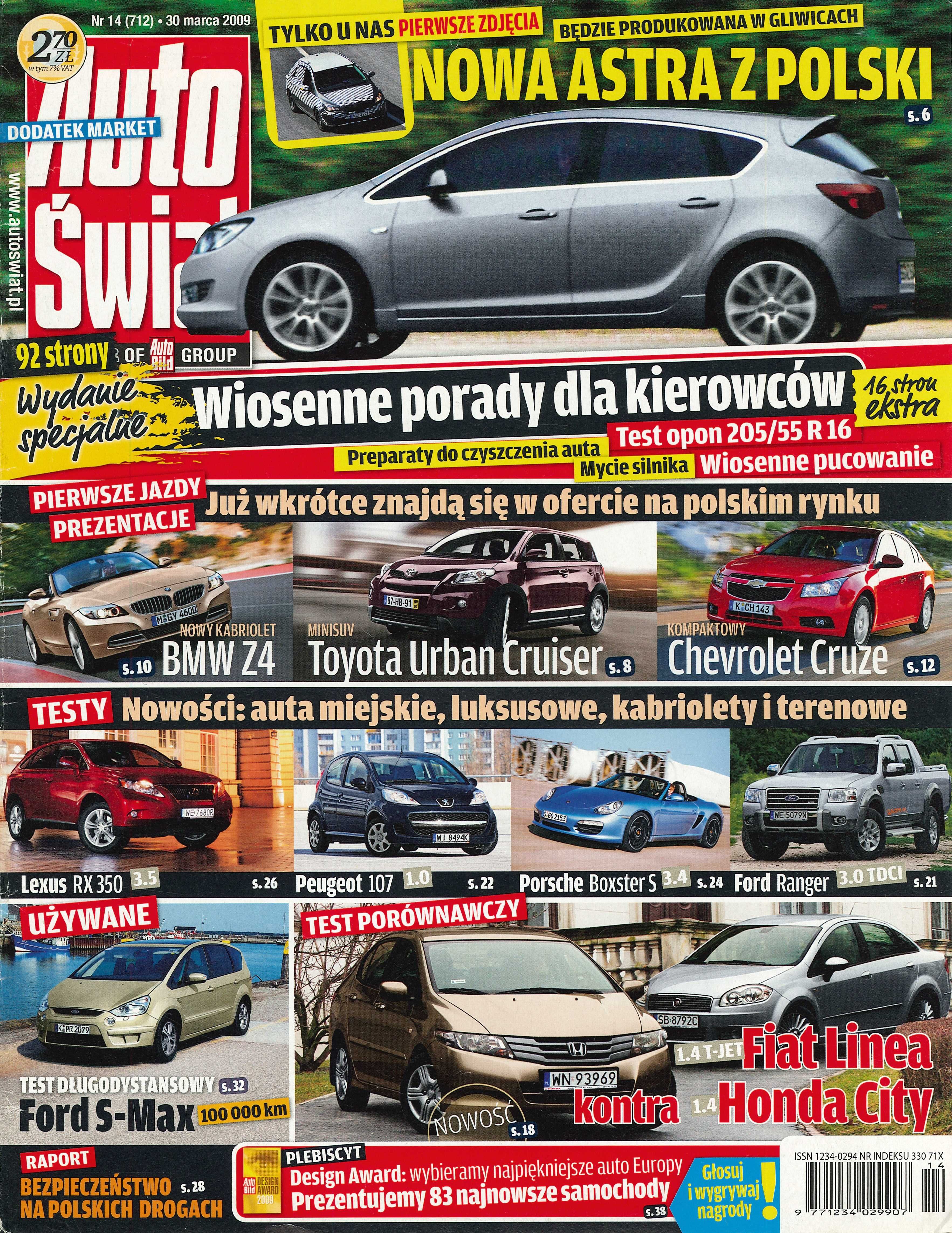 Gazeta Auto Świat 2009 rok