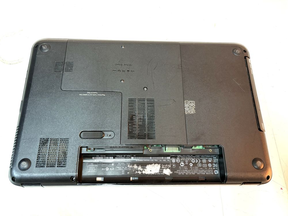 Portátil HP a trabalhar