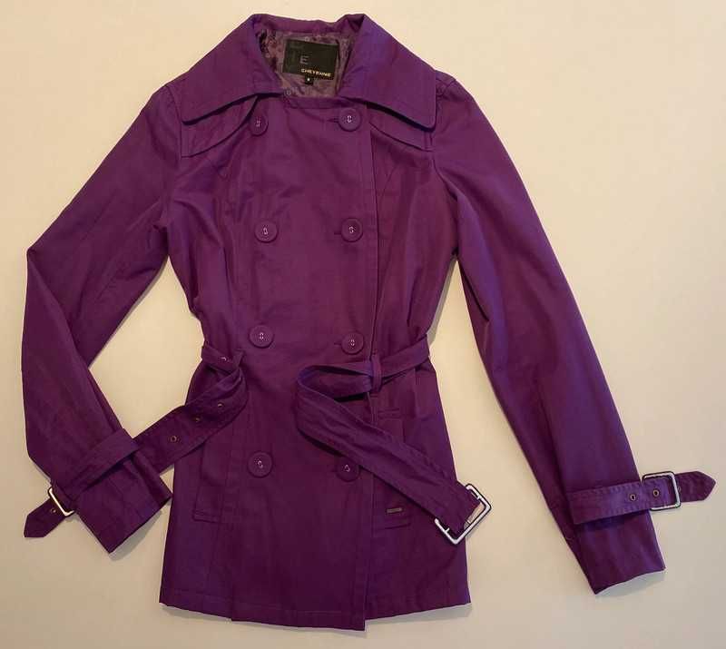 Gabardine Roxo estiloso e reverente