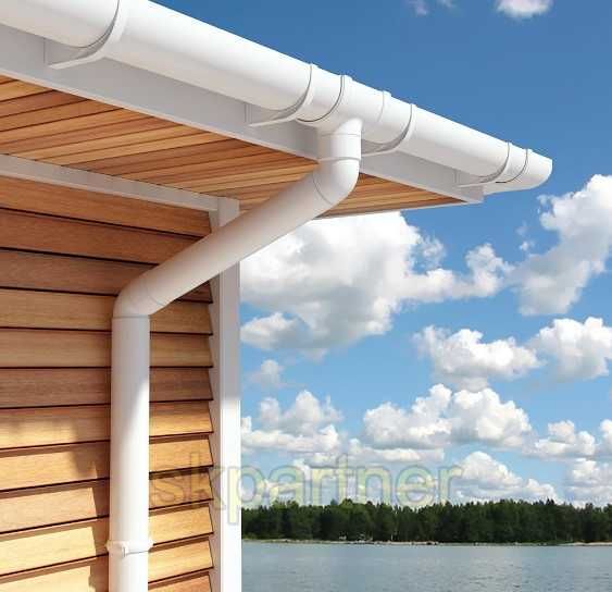 Водосточная система Alta Profil, Пластиковый водосток на крышу Regenau