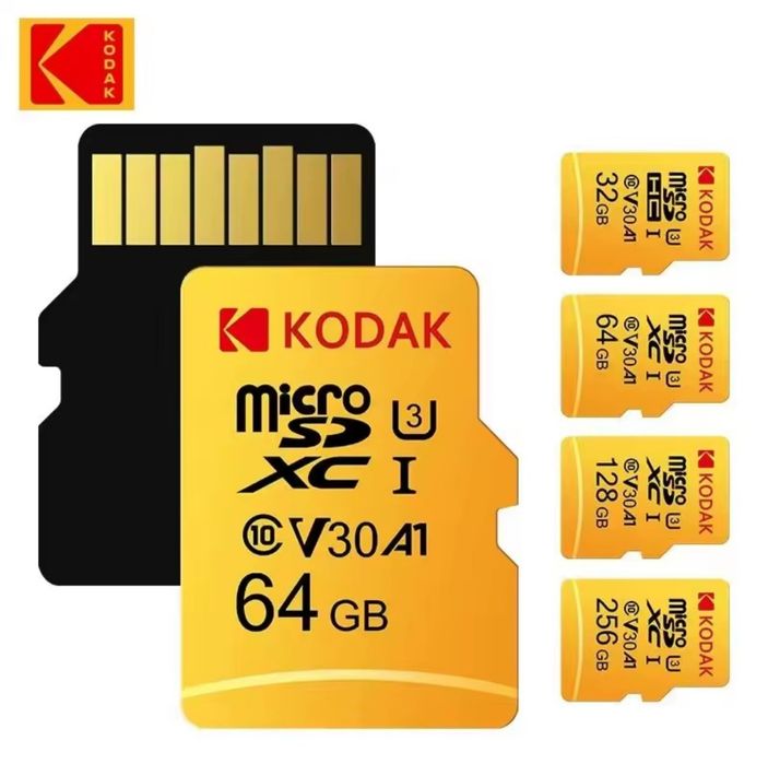 Оригінальні карти пам'яті Kodak microSD 32Gb 64Gb 128Gb 256Gb