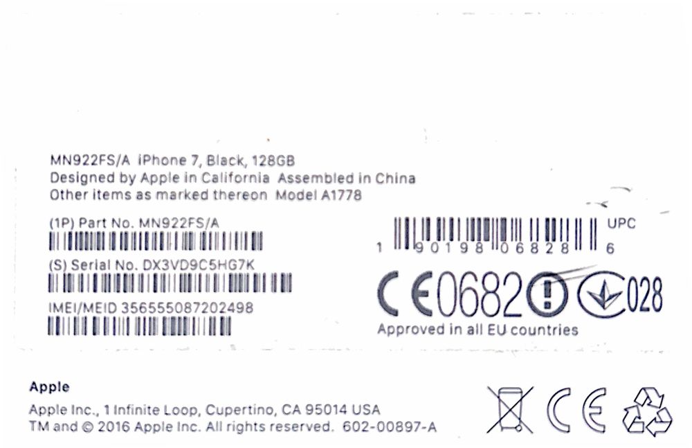 Гарний стан iPhone 7 -  128 GB
