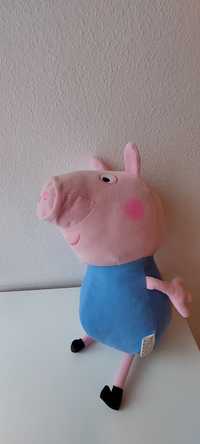 Swinka Peppa maskotka, ok 45cm George stan idealny