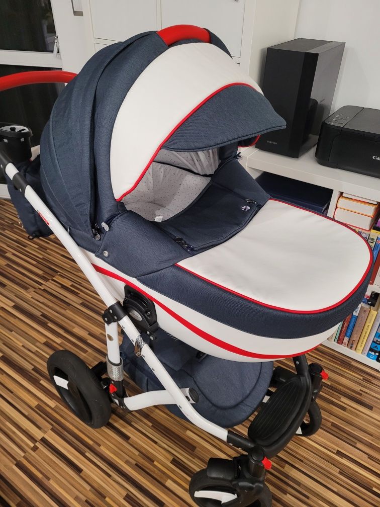 Wózek adamex vicco 2 w 1 plus adaptery i nosidło Maxi cosi plus dodatk