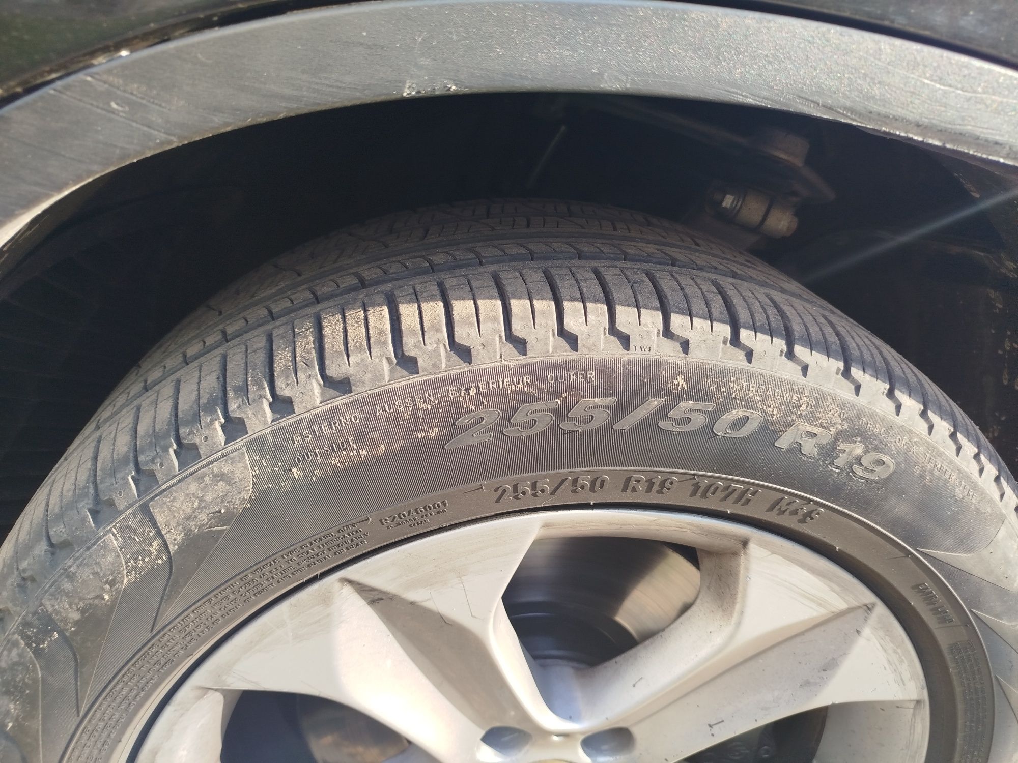 Продам різноширокі диски 5×120 R19 з гумою