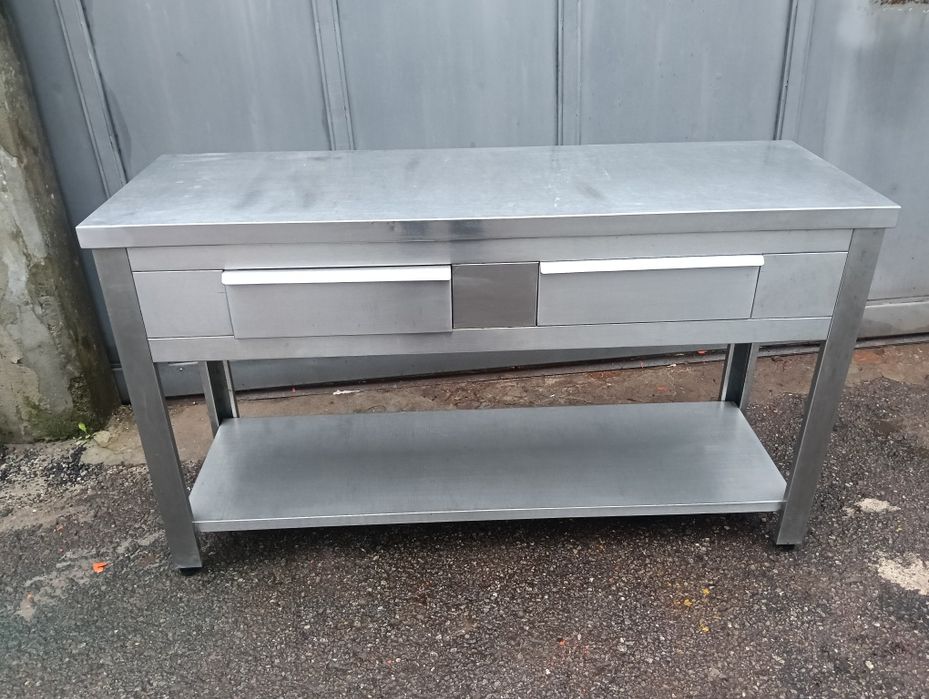 Bancada em inox 1.50 x 50