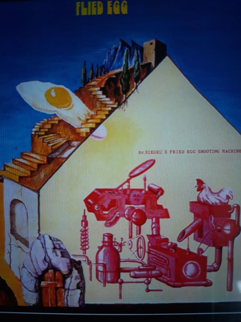 Archiwalne wykopaliska Prog.Hard Rocka FLIED EGG-Shooting Machine 1972