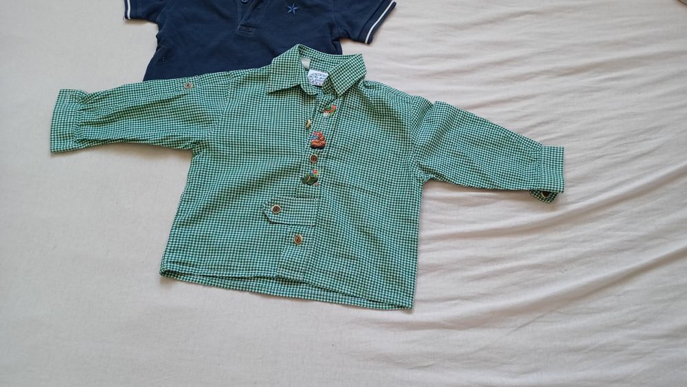 Koszula chłopięca i koszulka 86