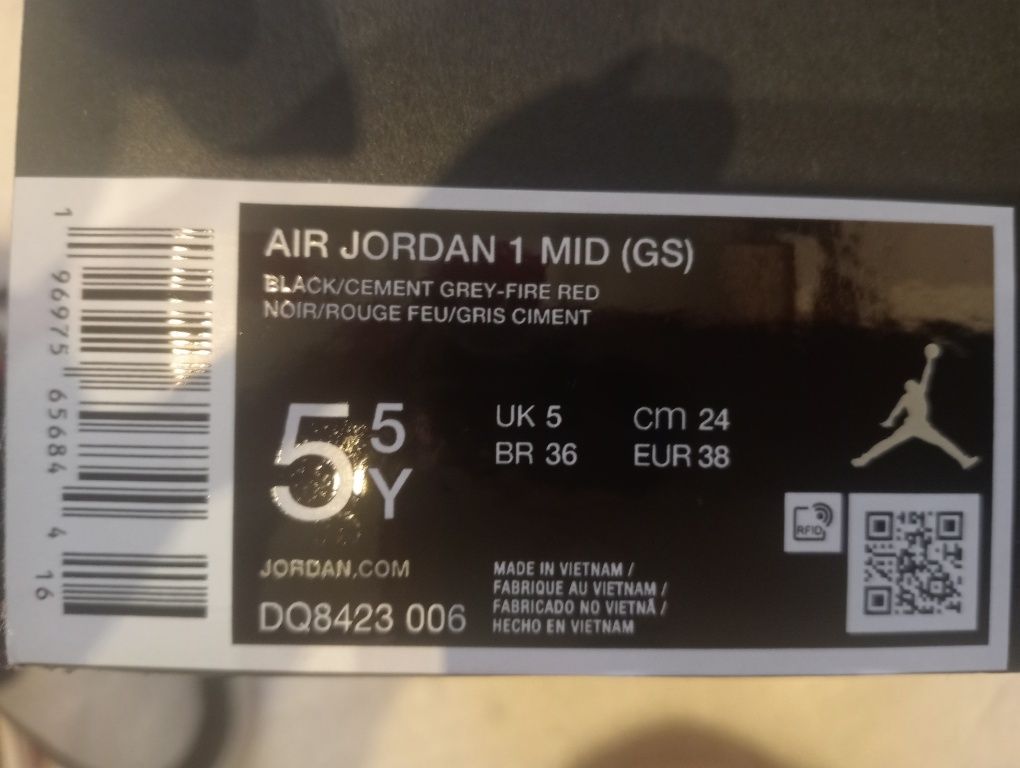 Nike Air Jordan 1 MID roz.38