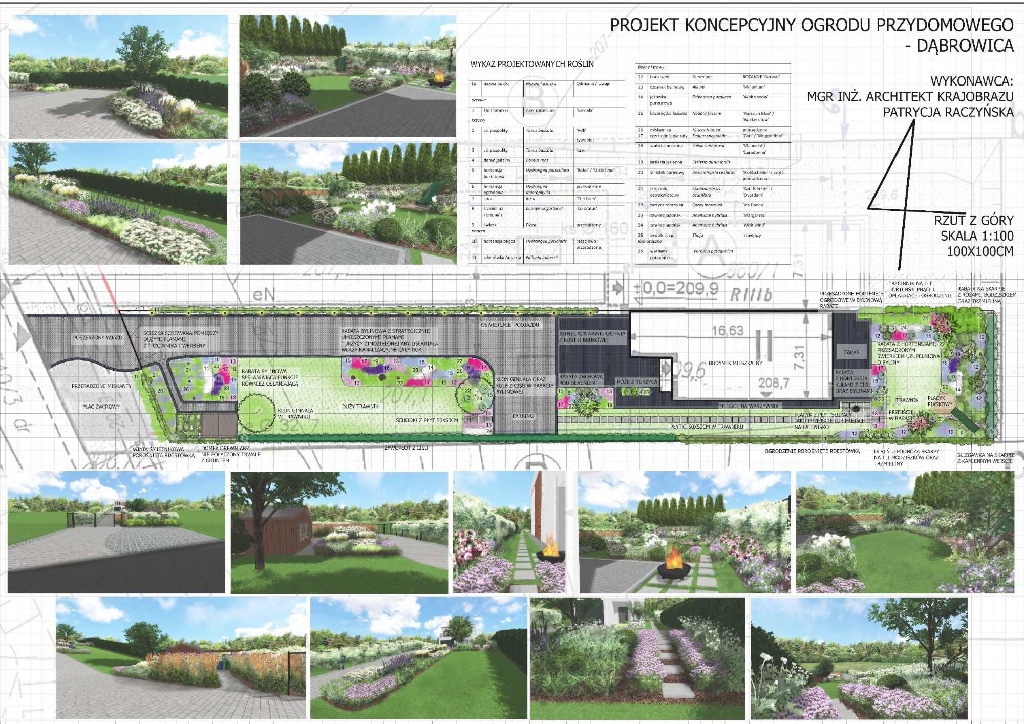 Projekt ogrodu -online/lokalnie- Projektowanie, wizualizacje, zdalnie